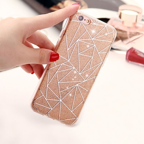 Main Plating Abstract Grid iPhone Case image