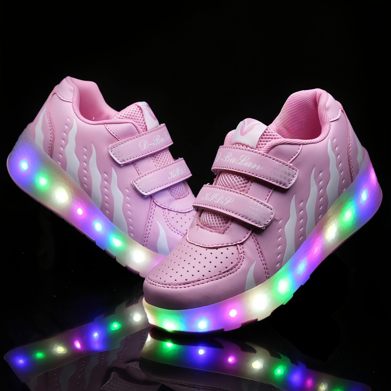 Main Creative Charging Children's LED Light Roller Skates image