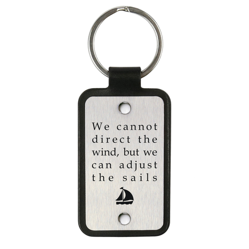 Main Keychain – We cannot direct the wind, but we can adjust the sails image