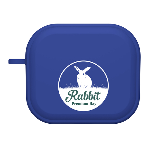 Main Custom Logo HDX Blue Case Cover for Apple AirPods Gen 1, 2, 3 & Pro image