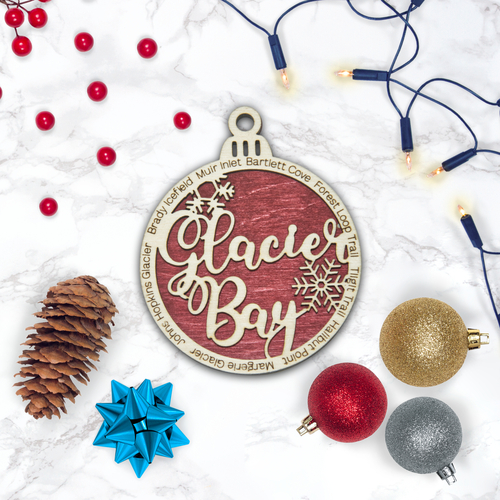 Main Glacier Bay National Park Christmas Ornament image