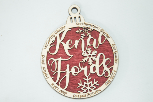 Main Kenai Fjords National Park Christmas Ornament image