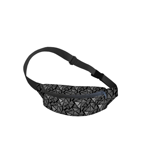 Main Melange Belt Bag In Canvas Nerki Line Bertoni image