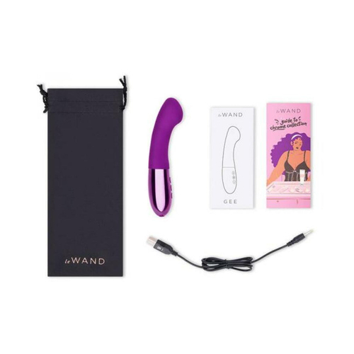 Main Gee G-spot Targeting Rechargeable Vibrator Cherry image