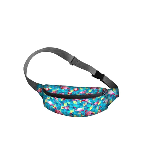 Main Laguna Belt Bag In Canvas Nerki Line Bertoni image