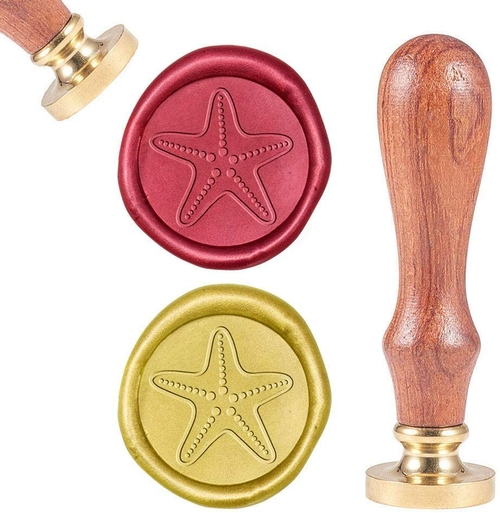 Main Sealing Wax Stamps Ocean Animal Retro Wood Stamp image