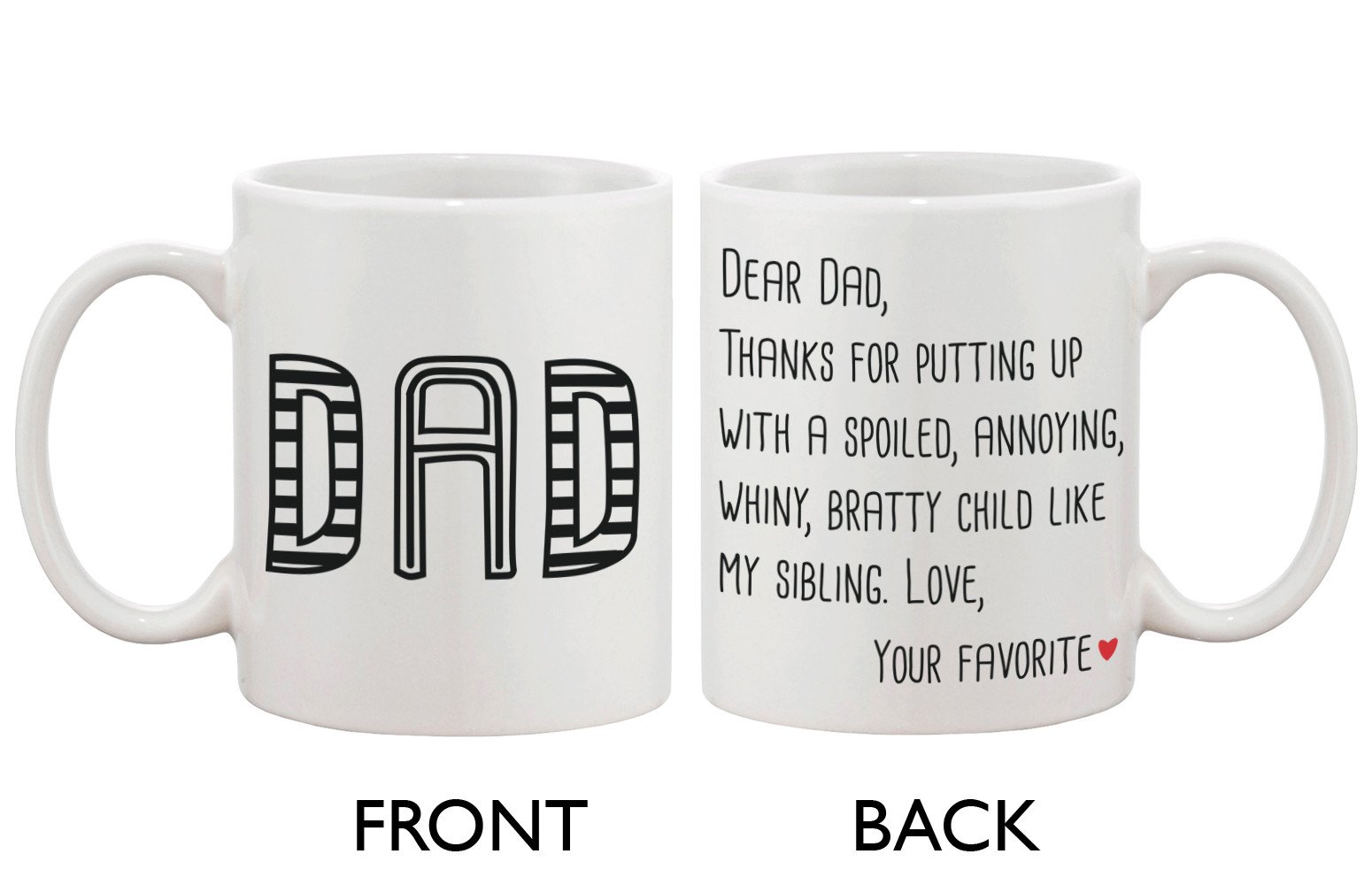 Main Father's Day Mug for Dad - From Your Favorite image