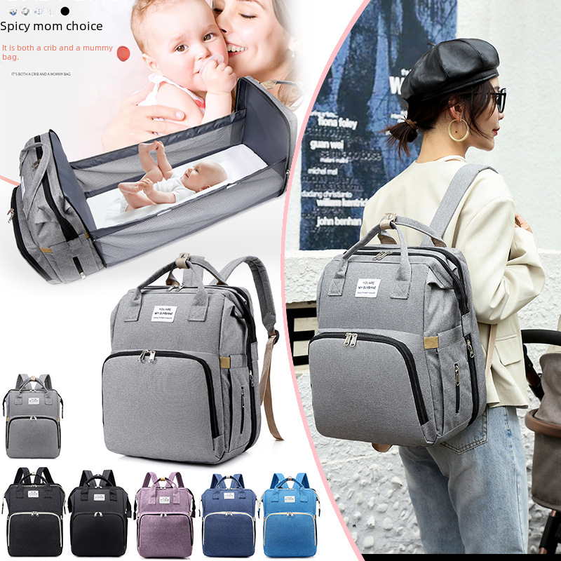 Main Foldable Sleeping Multifunctional Mother Bag image