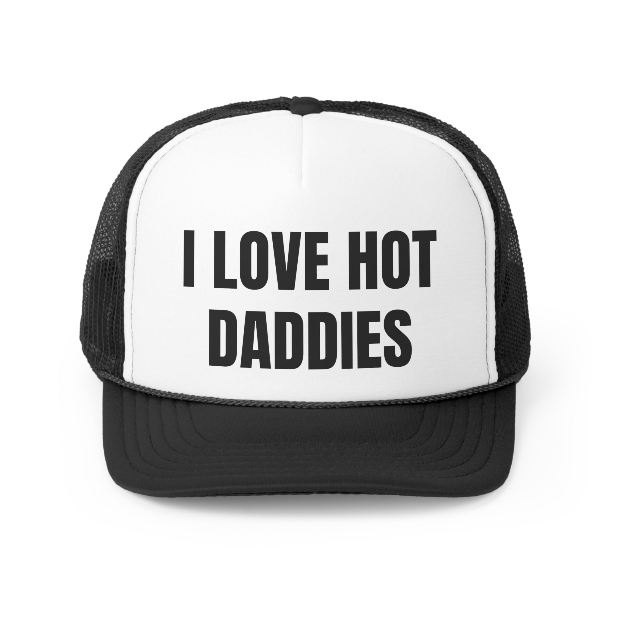 Main I love Hot Daddies Funny Trucker Hat image