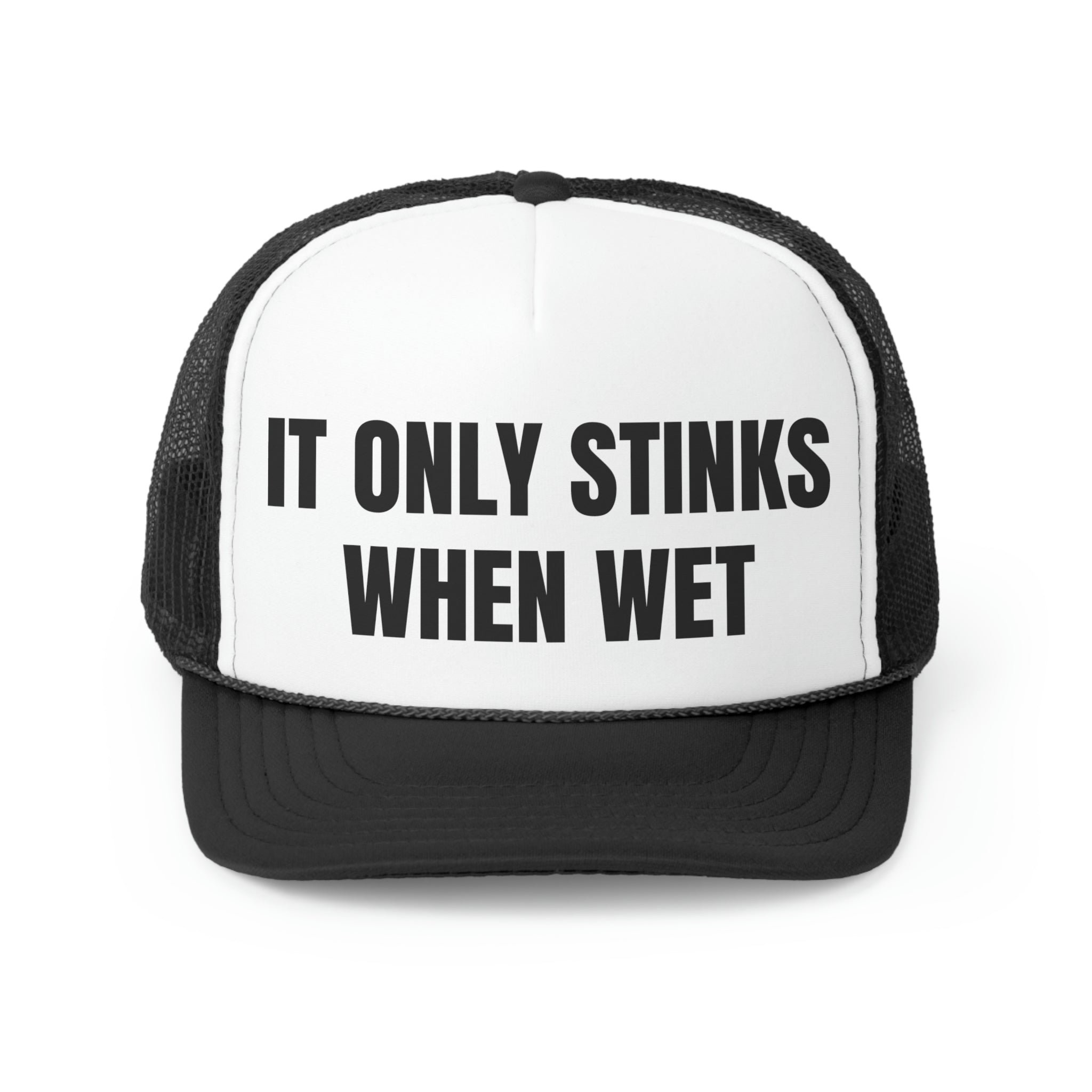 Main It Only Stinks When Wet Funny Trucker Hat image