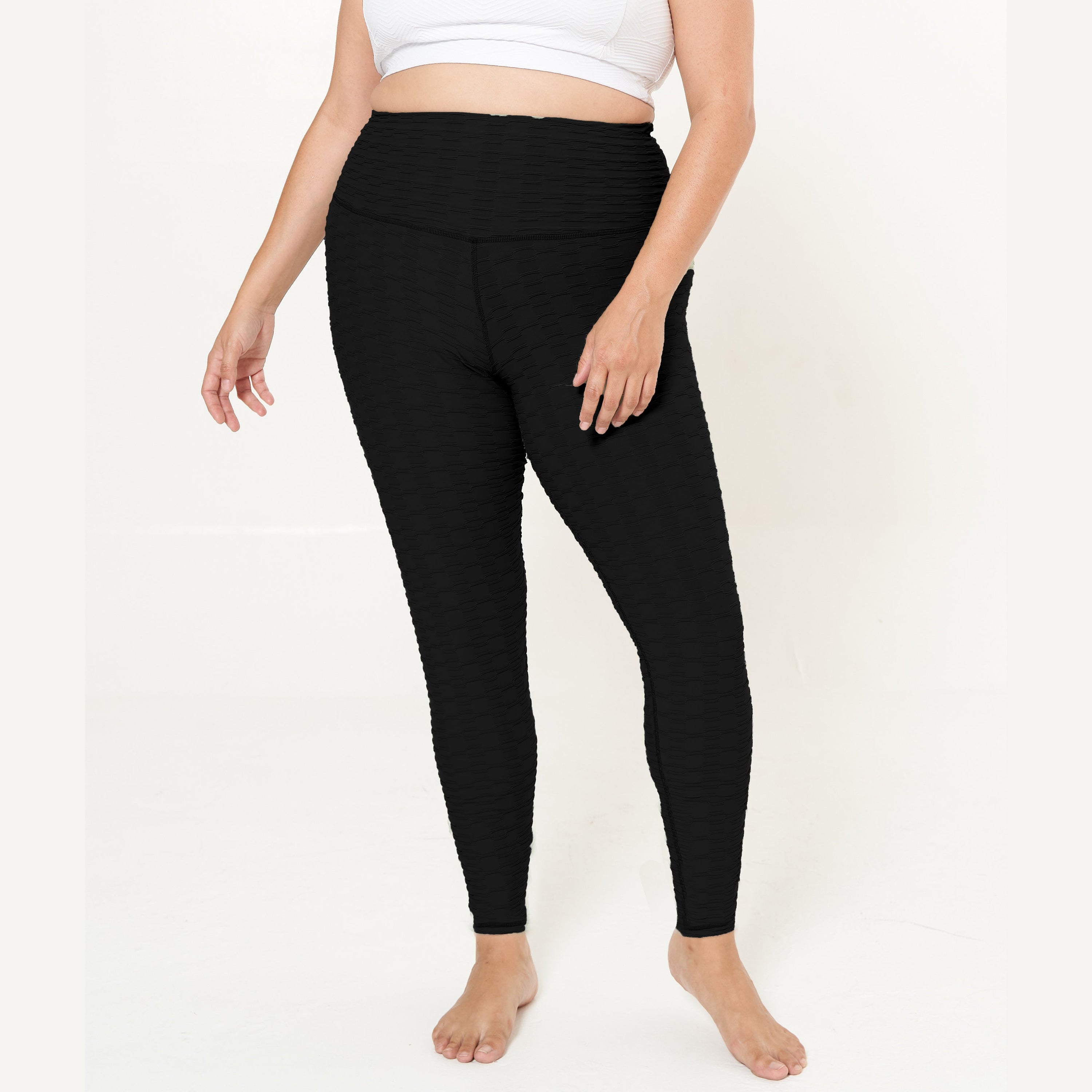 Main Hi-Rise Leggings - Black Links Pattern image