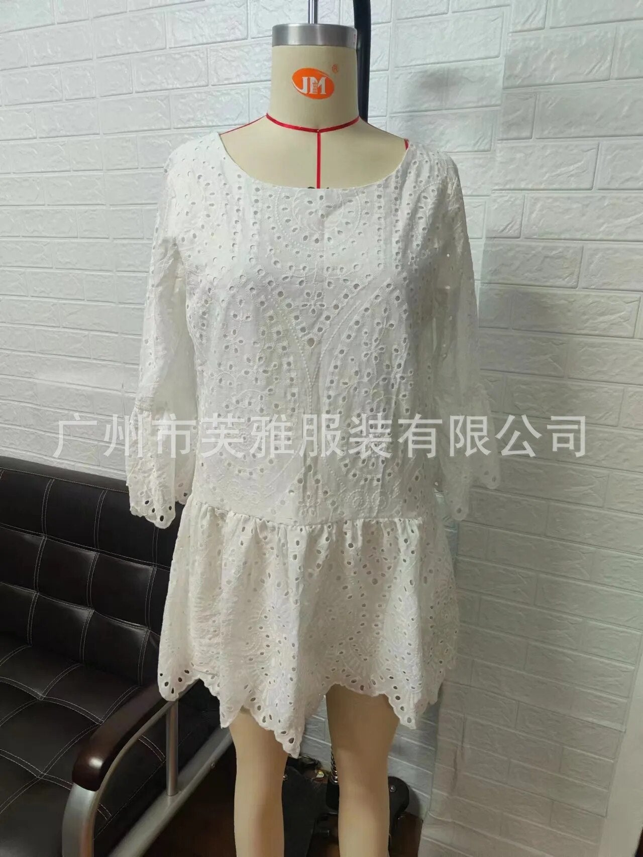 Main Lace Dress Women White Dresses Suspenders Resort Summer Sundress Mini image