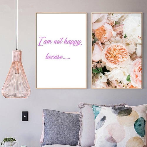 Main Modern Canvas Painting Flower Wall Art Pictures image