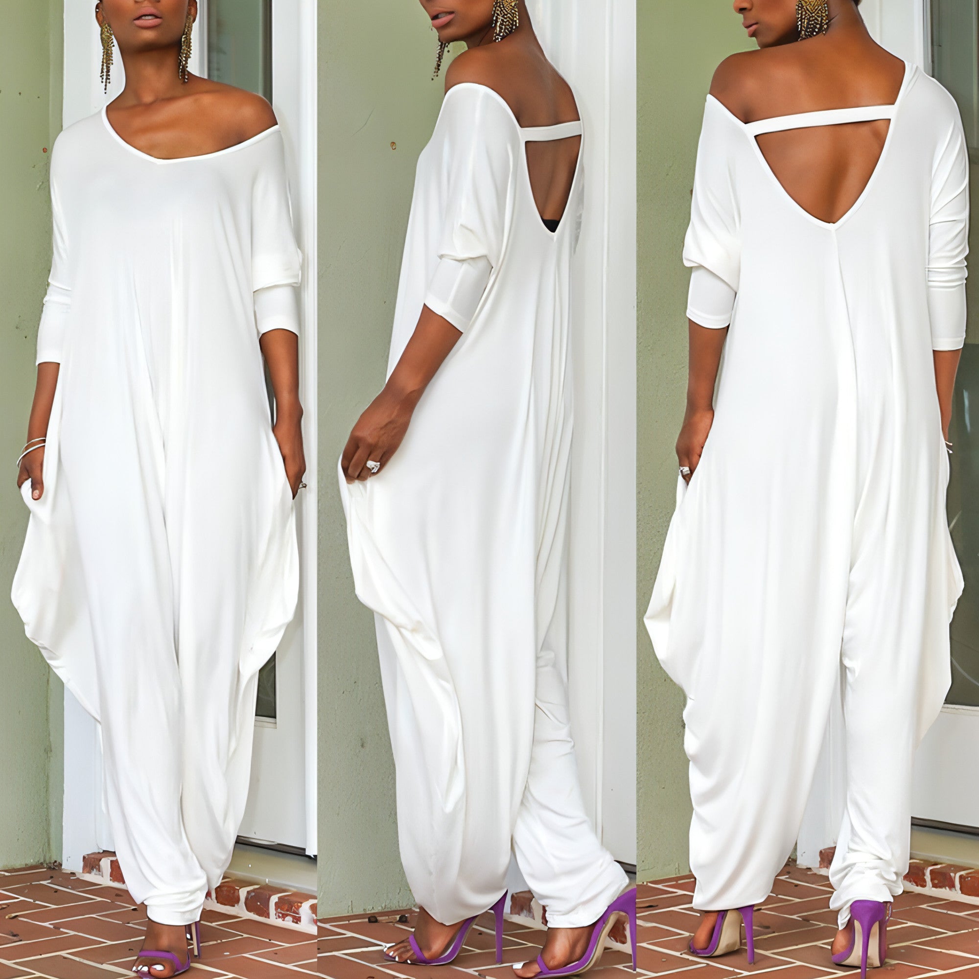 Main Oversized loose casual jumpsuit image