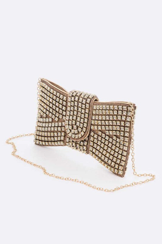 Main Rhinestone Bowtie Iconic Clutch Bag image