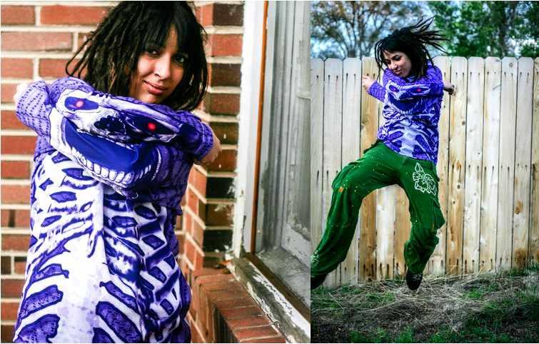 Main SKELETON in PURPLE Hoodie Sport Shirt by MOUTHMAN® image