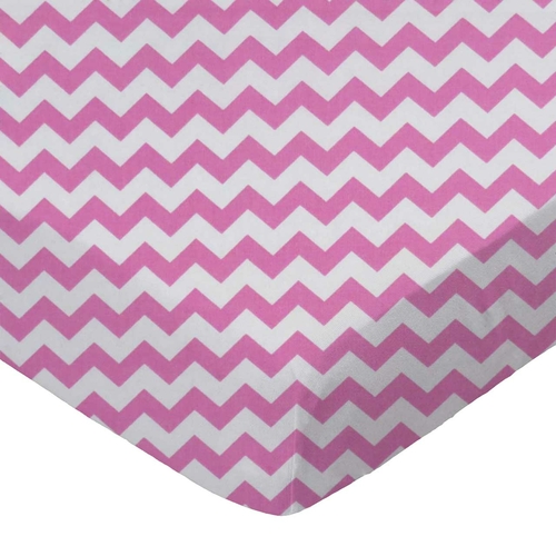 Main SheetWorld Fitted Moses Basket Sheet - 100% Cotton Woven - Bubble Gum image