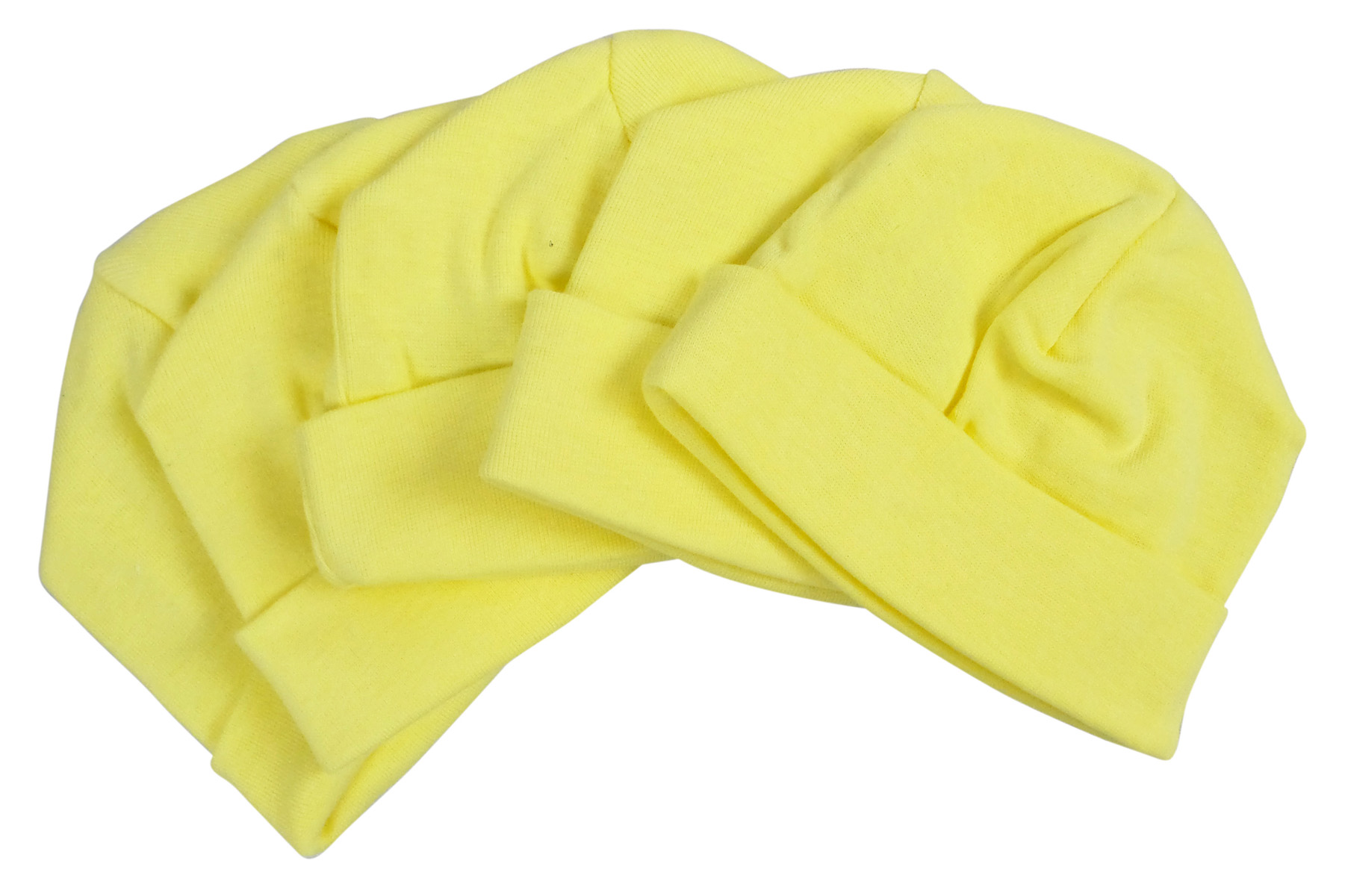Main Yellow Baby Cap (Pack of 5) image
