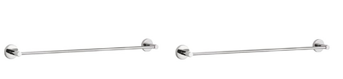 Main Towel Rod 24" stainless  Brass  pack of 2 image