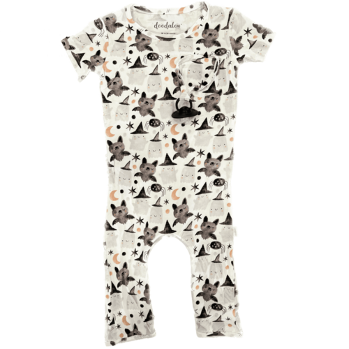 Main Squad Ghouls - Doodalou Bamboo Baby Romper Short Sleeve with Pants and image