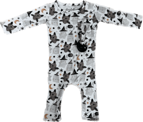 Main Squad Ghouls - Doodalou Bamboo Baby Romper - 18 - 24 Months image